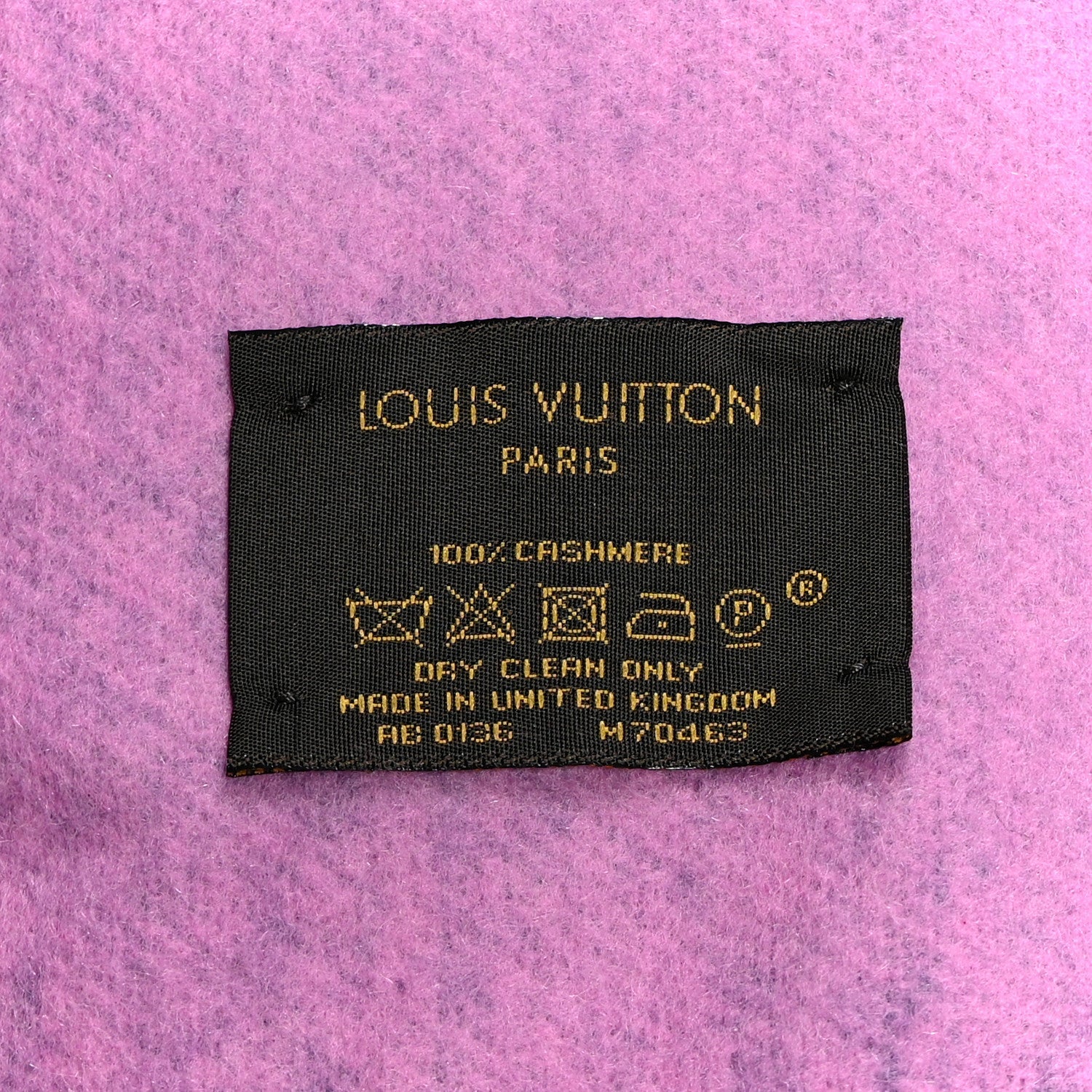Cashmere Monogram Reykjavik Scarf Purple Pink