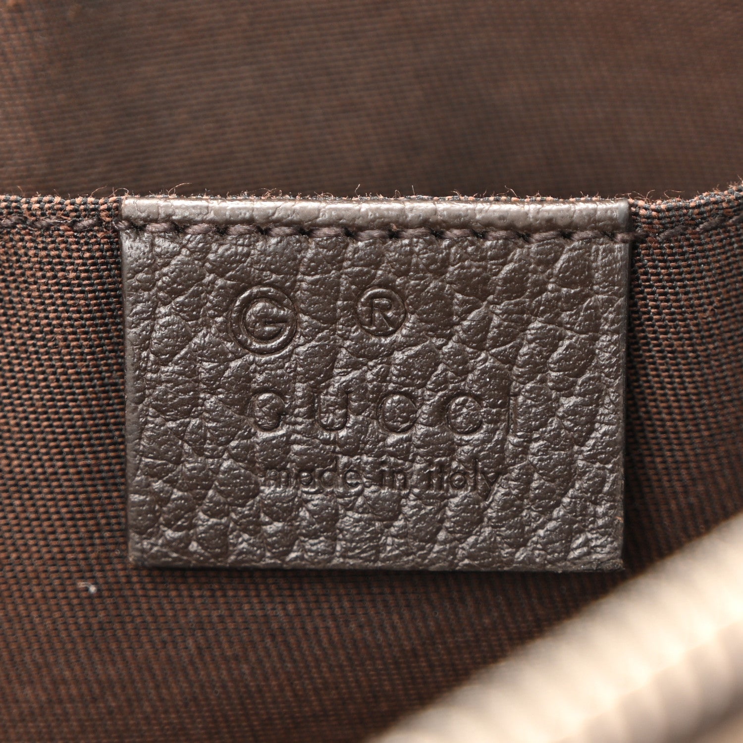 Monogram Belt Bag Dark Brown