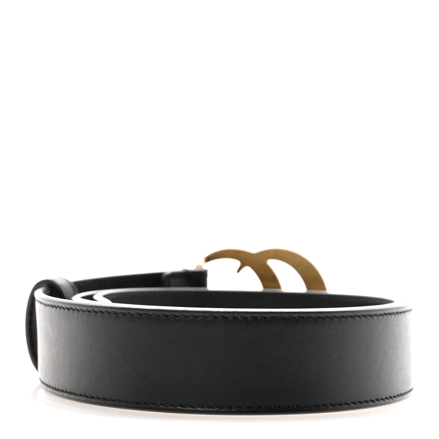 Calfskin Double G 30mm Belt 80 32 Black