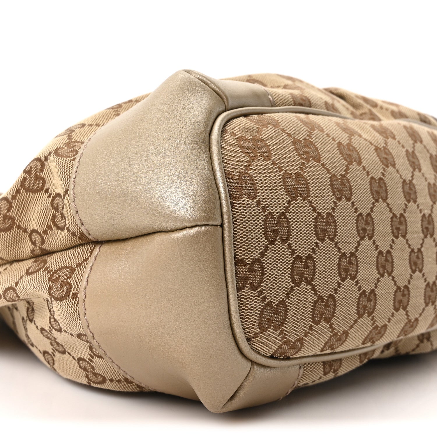 Monogram Medium Sukey Top Handle Bag Golden Beige
