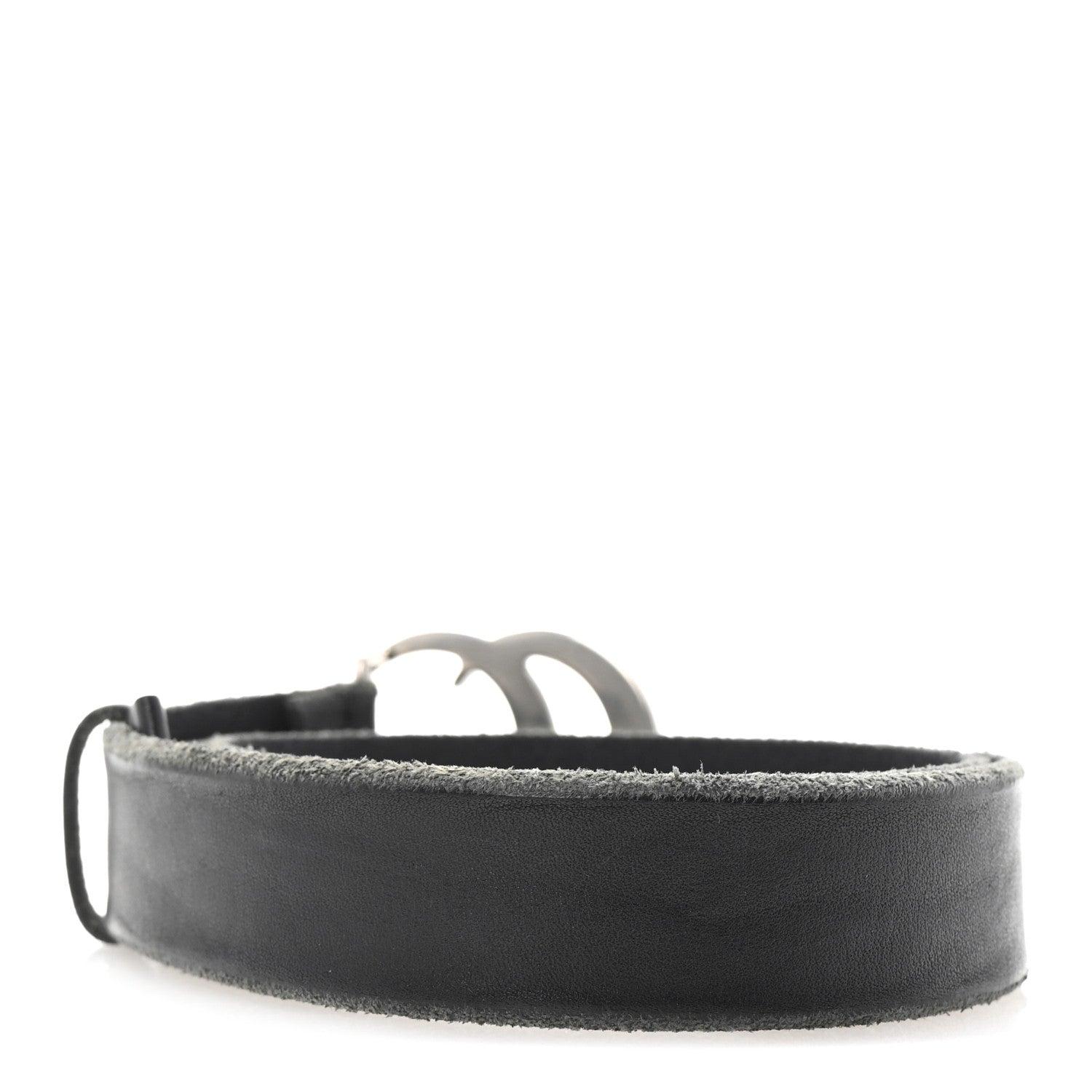 Cuoio Toscano Nickel Double G 30mm Belt 75 30 Black
