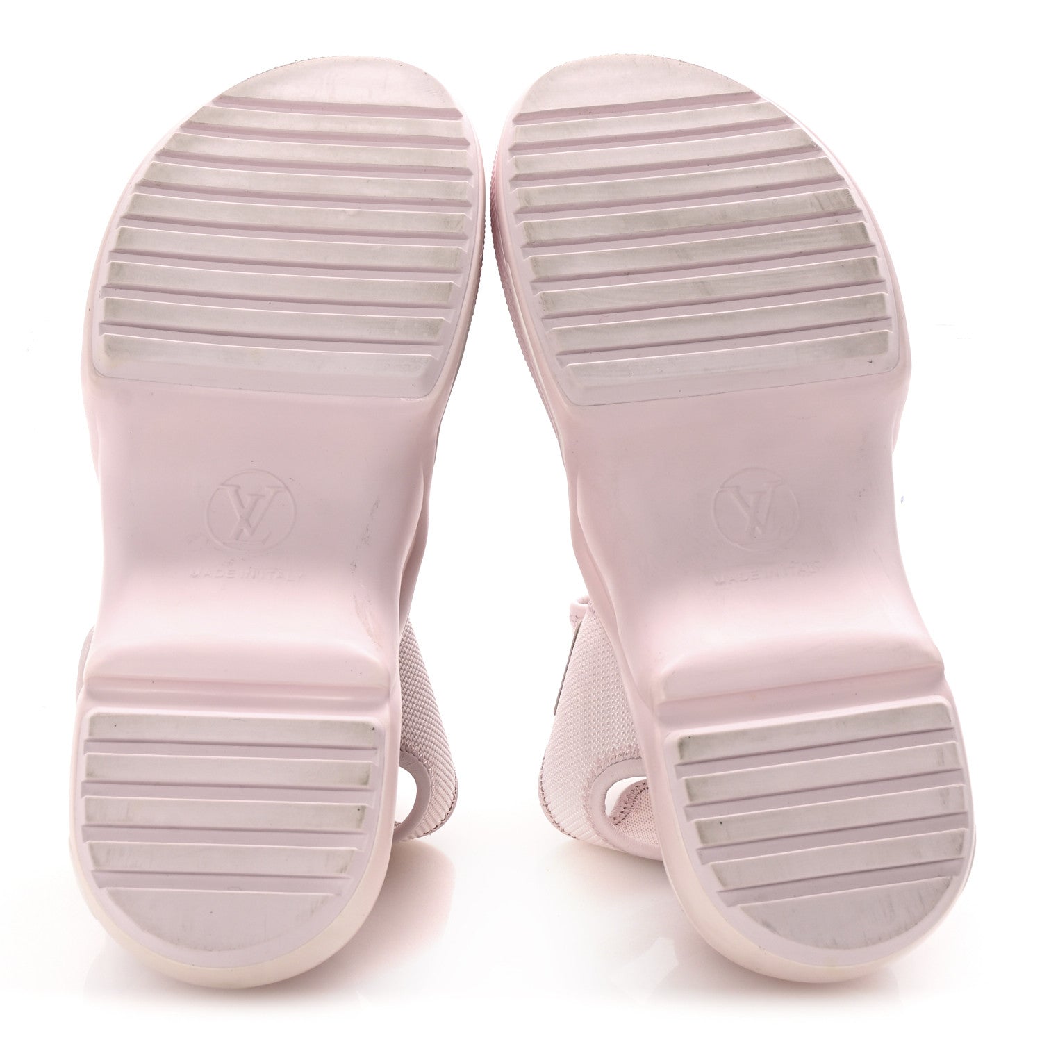 Calfskin Canvas LV Archlight Sandal 36 Pink
