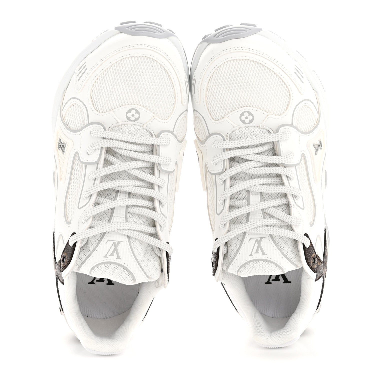 Mesh Monogram LV Olympia Sneakers 36 White