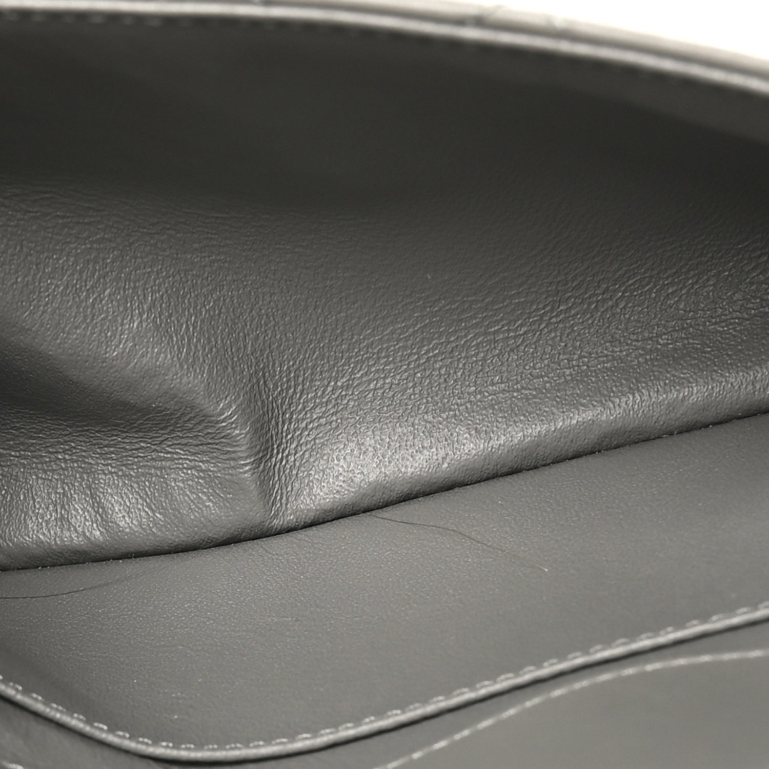 Lambskin Quilted Small CC Chic Flap Grey Dark Navy