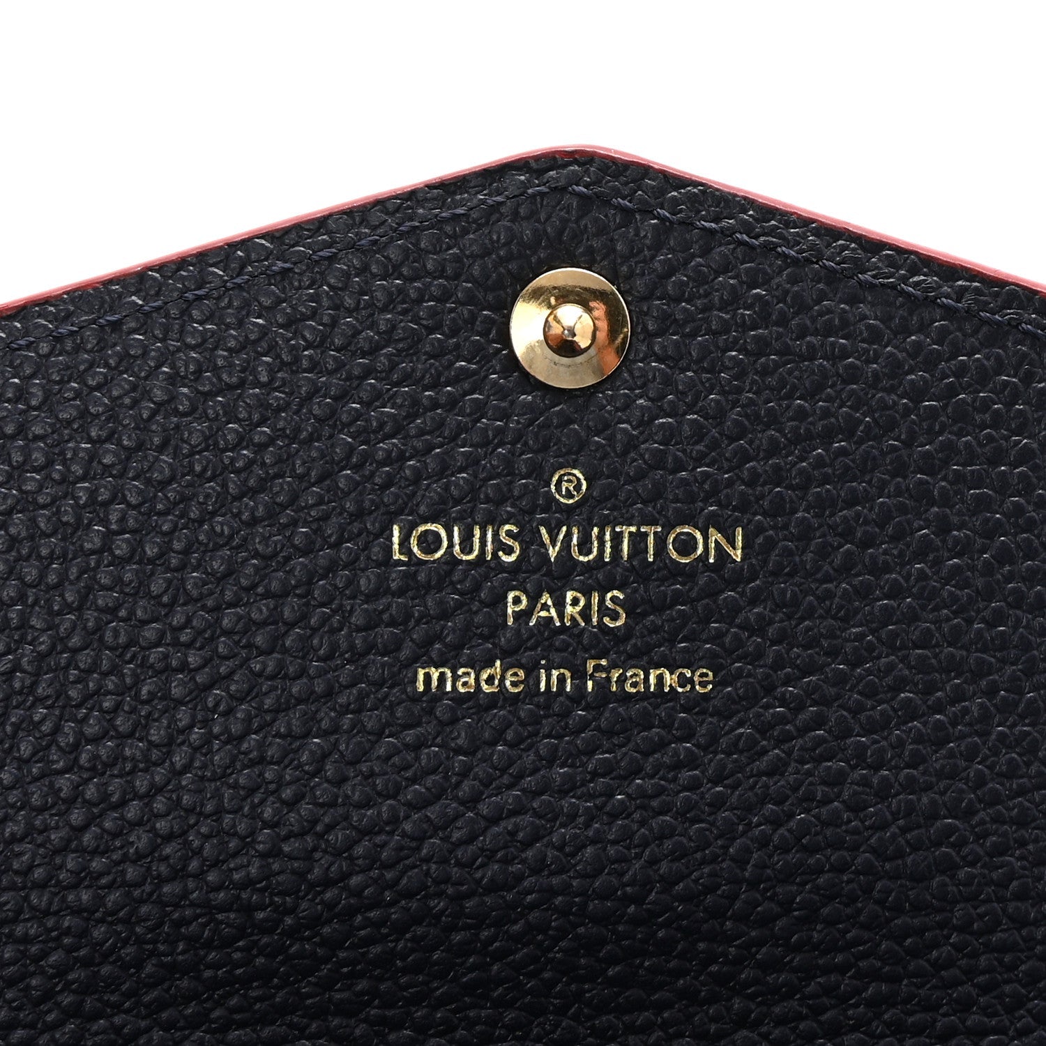 Empreinte Key Pouch Marine Rouge