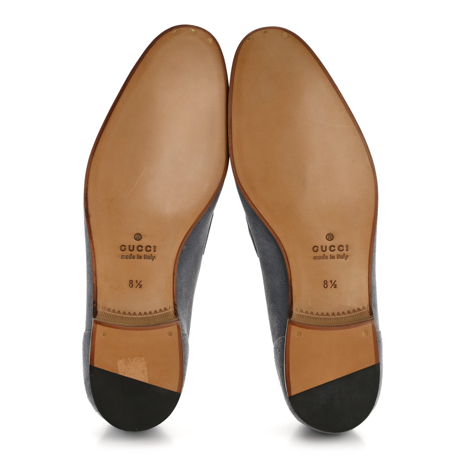 Suede Horsebit Mens Jordaan Loafers 8.5 Foggy Grey