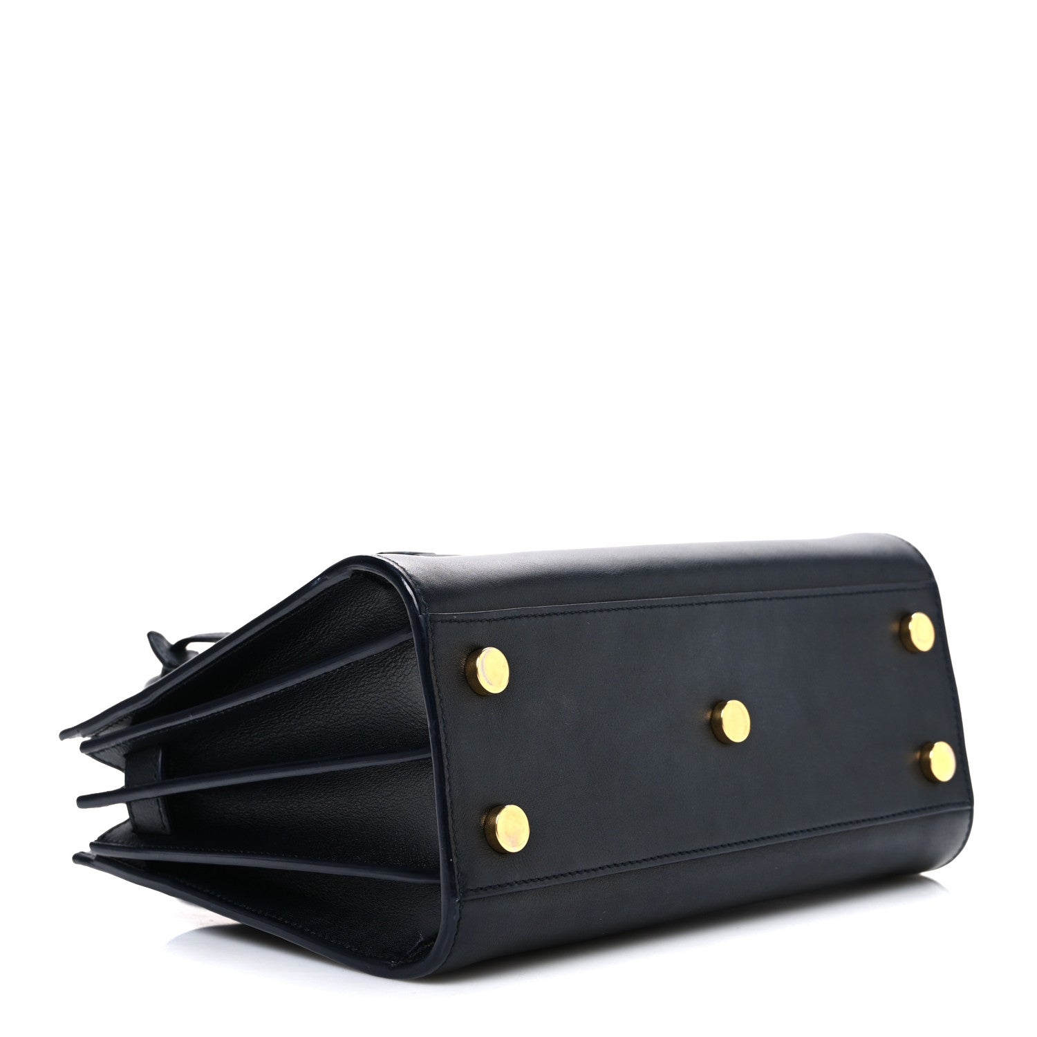 Calfskin Nano Sac De Jour Dark Blue