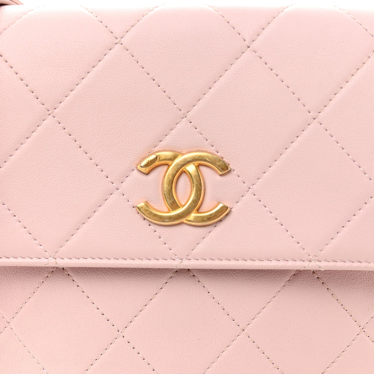 Calfskin Quilted Pearl Small About Pearls Hobo Bag Light Pink