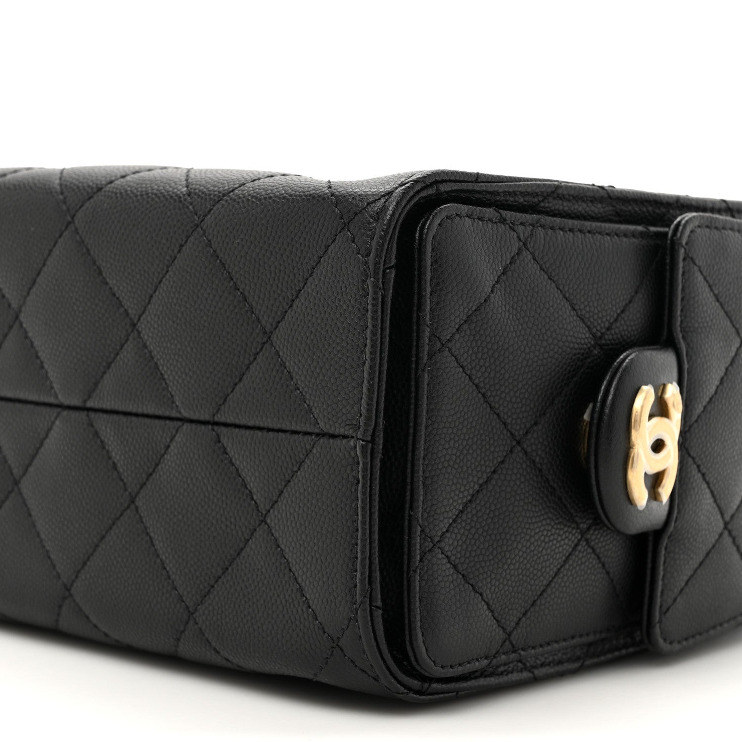 Caviar Quilted Mini Chanel 25 Handbag Black