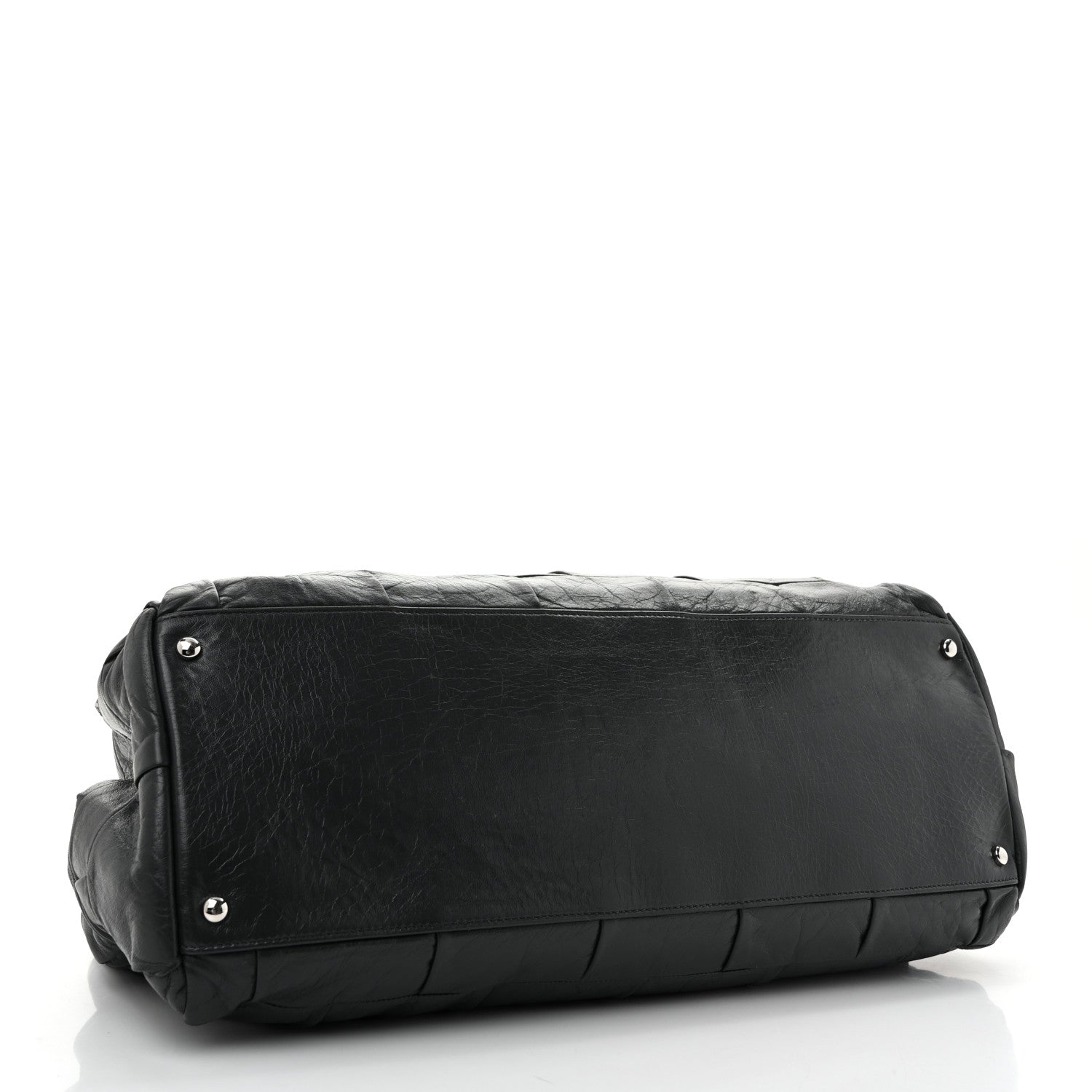 Lambskin Igloo Shoulder Bag Dark Grey