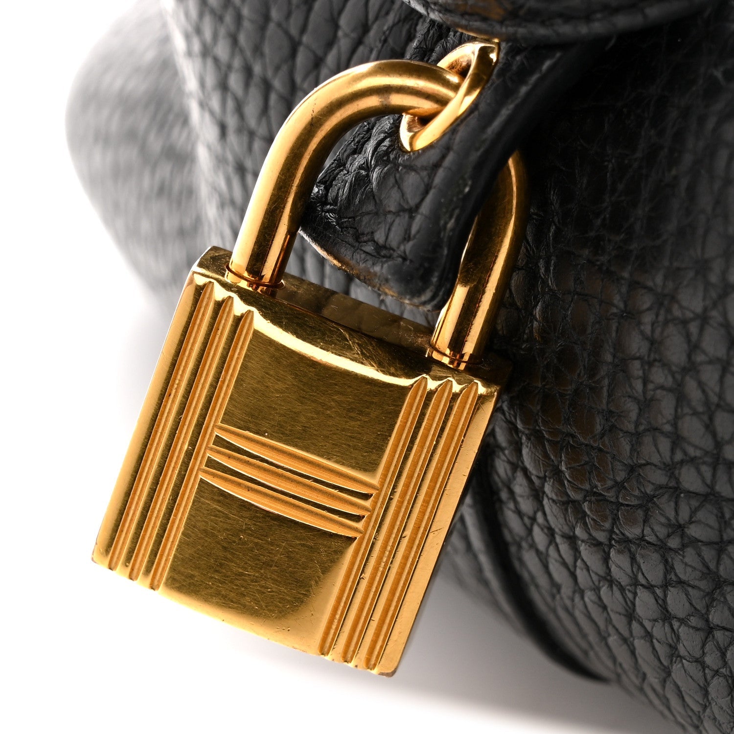 Taurillon Clemence Picotin Lock 22 MM  Black