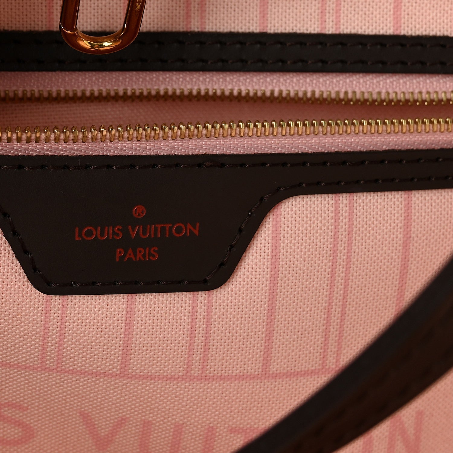 Damier Ebene Neo Neverfull MM Rose Ballerine