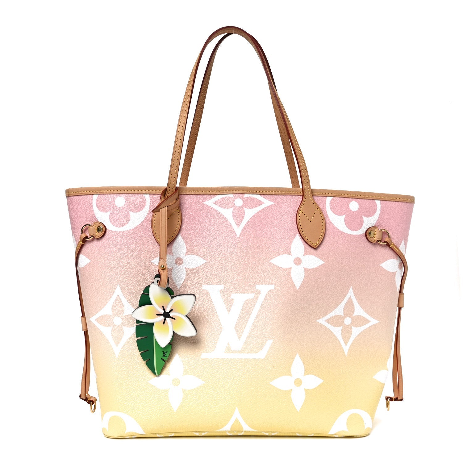 Monogram Giant By The Pool Neverfull MM Light Pink
