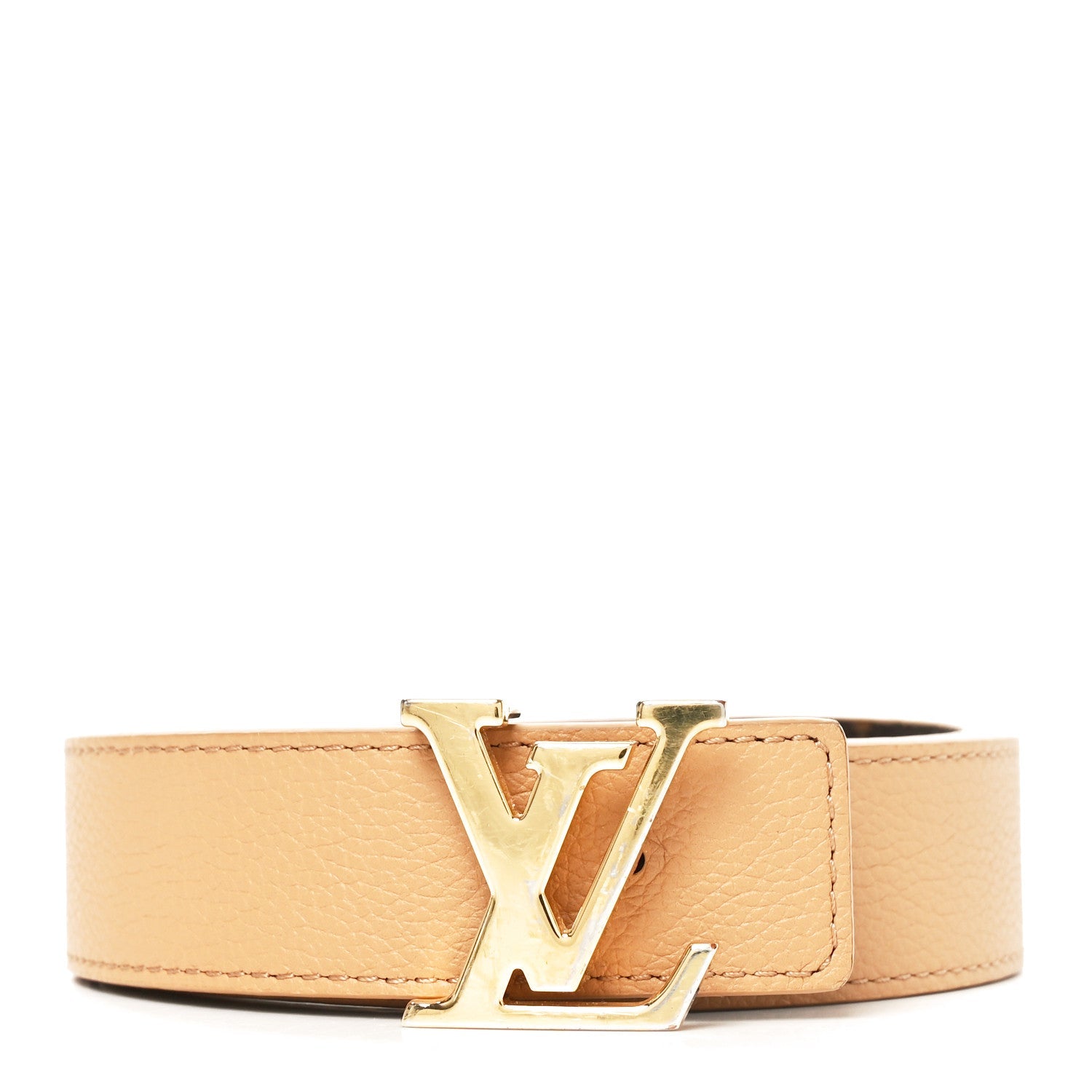 Monogram Calfskin 30mm LV Initiales Reversible Belt 80 32 Arizona
