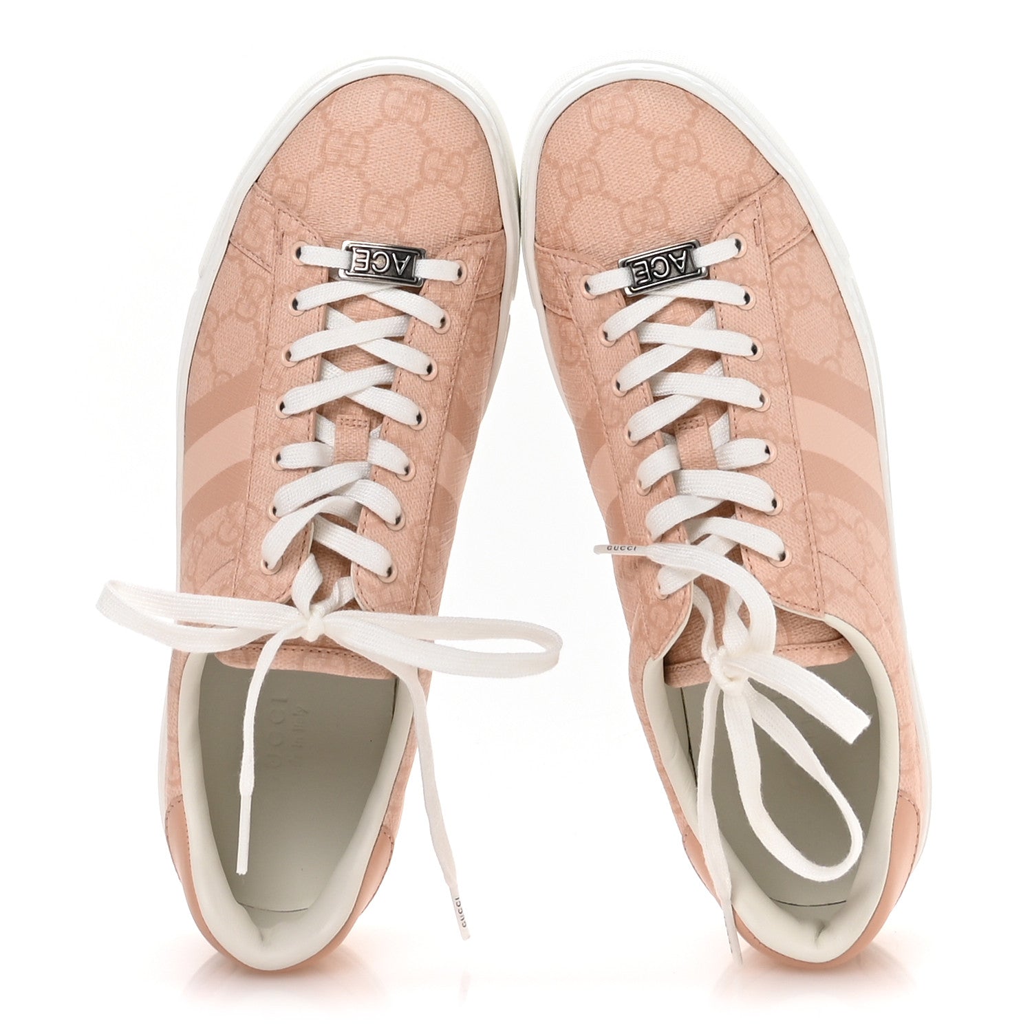 GG Supreme Tonal Web Womens New Ace Sneakers 39 Pink