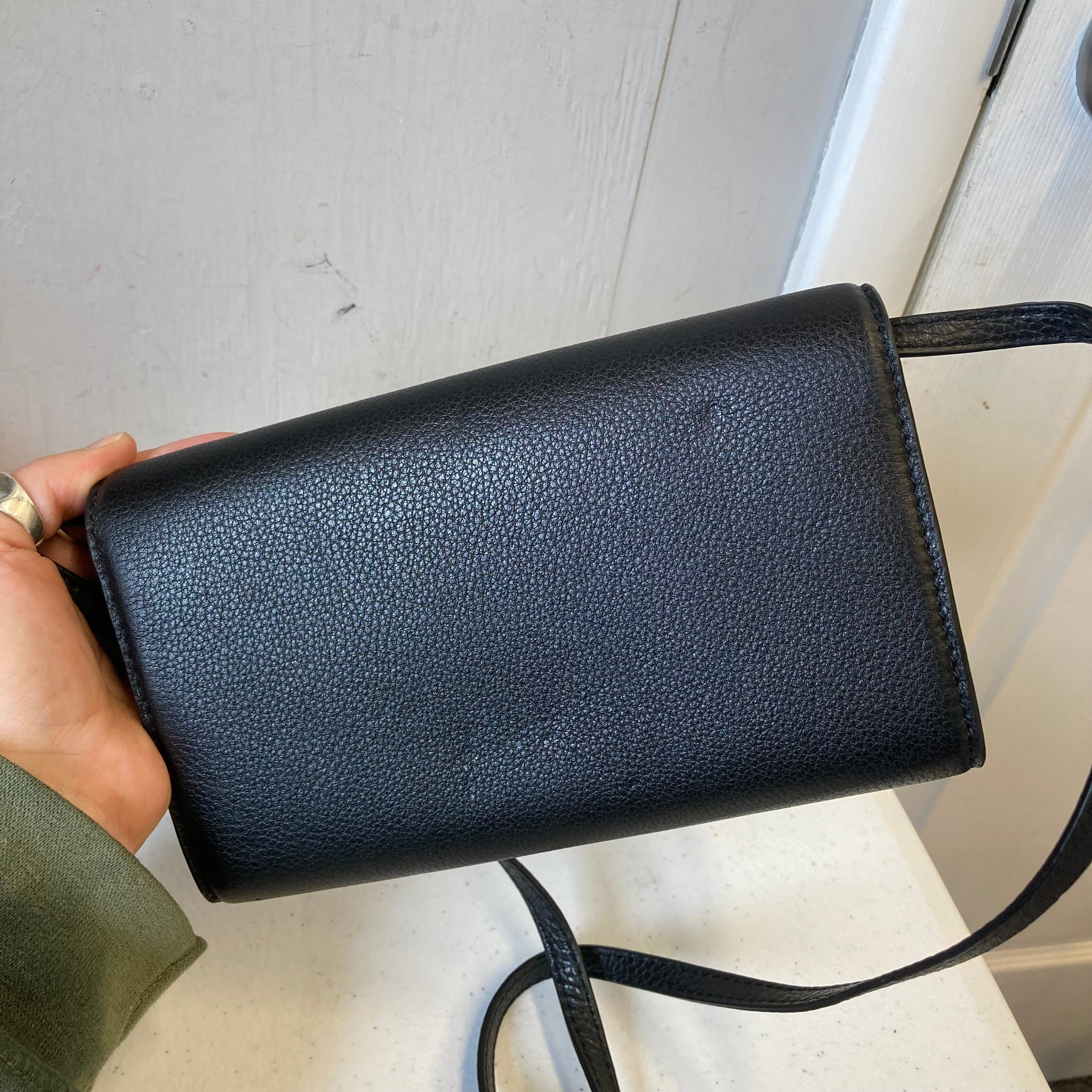 Crossbody Designer By Tory Burch In Black, Size:Small