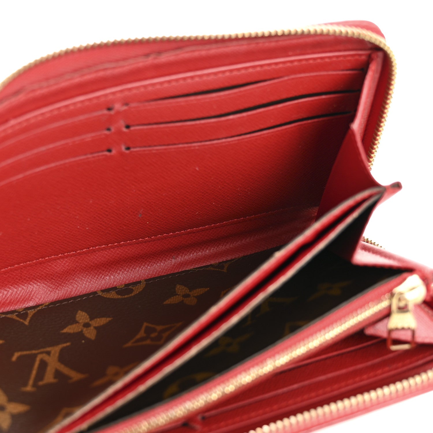 Monogram Retiro Zippy Wallet Cherry