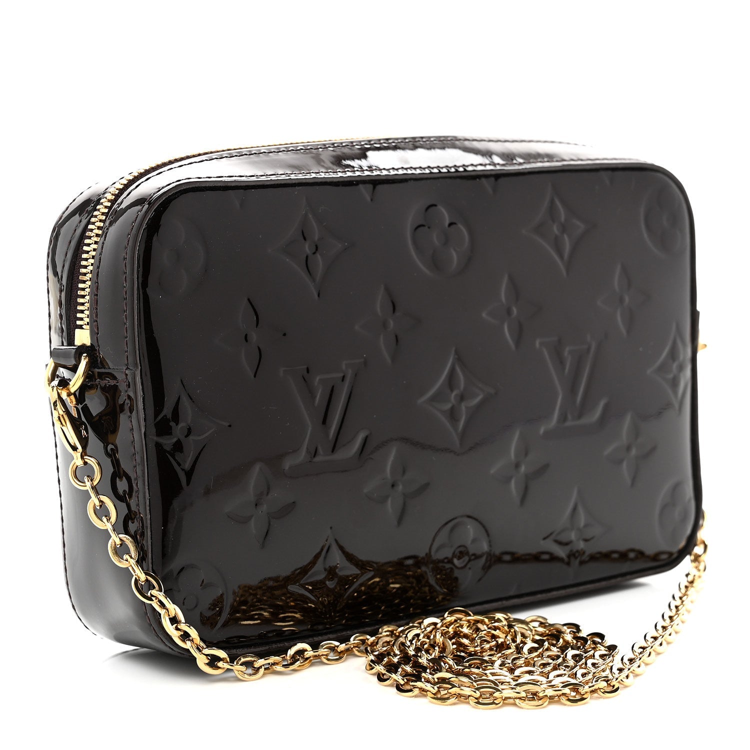 Vernis Camera Pouch Amarante