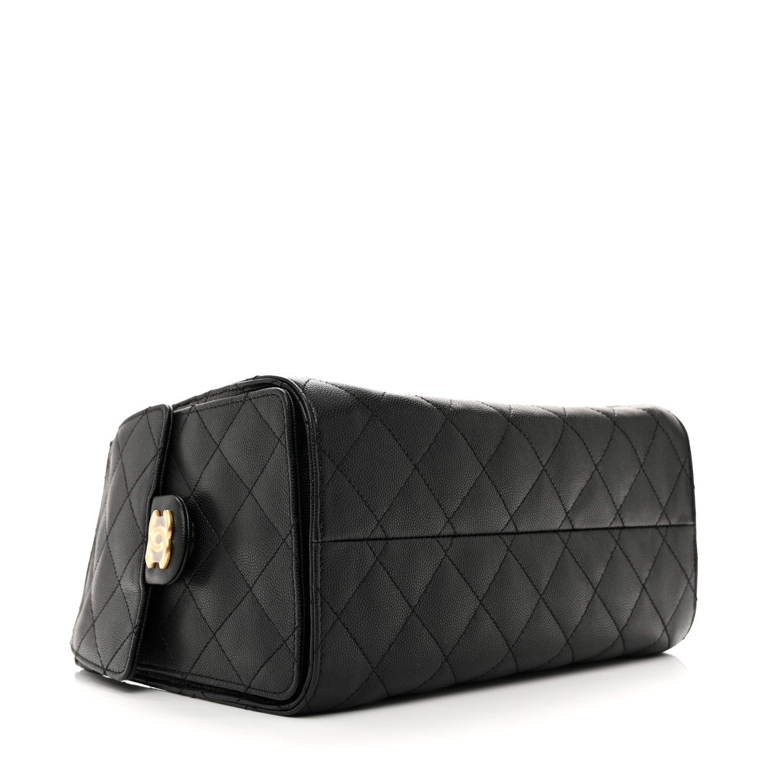Caviar Quilted Small Chanel 25 Handbag Black