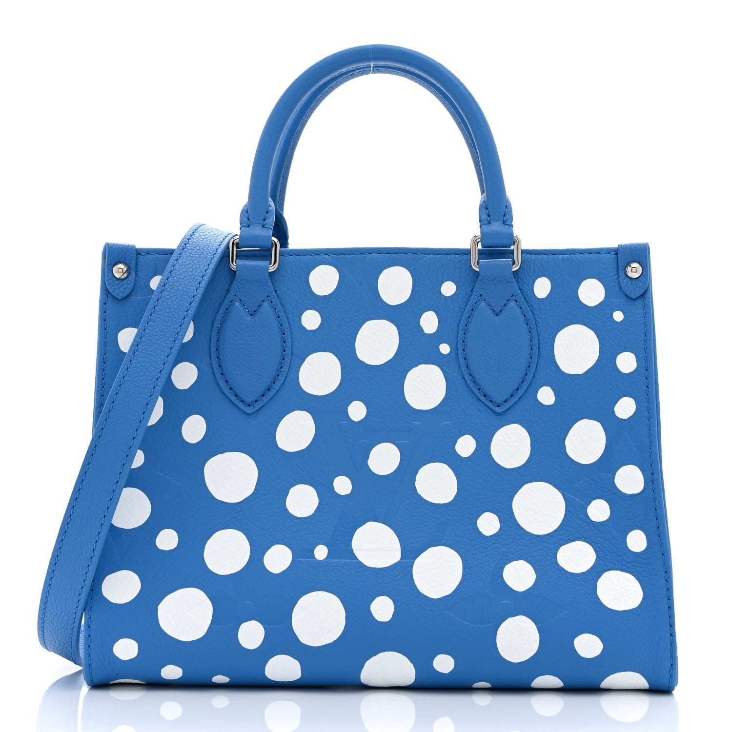 LV X YK Empreinte Monogram Giant Onthego PM Blue White