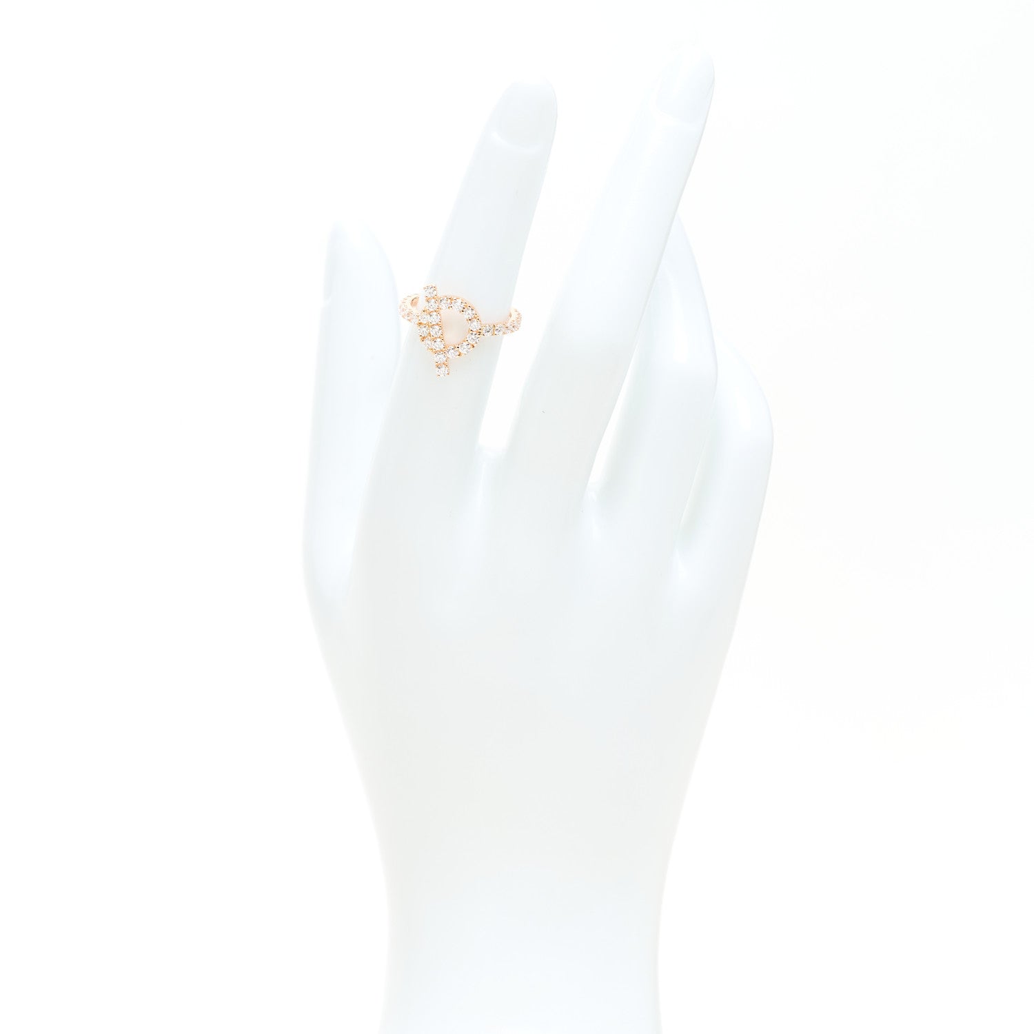 18K Rose Gold Diamond Finesse Ring 50 5.25