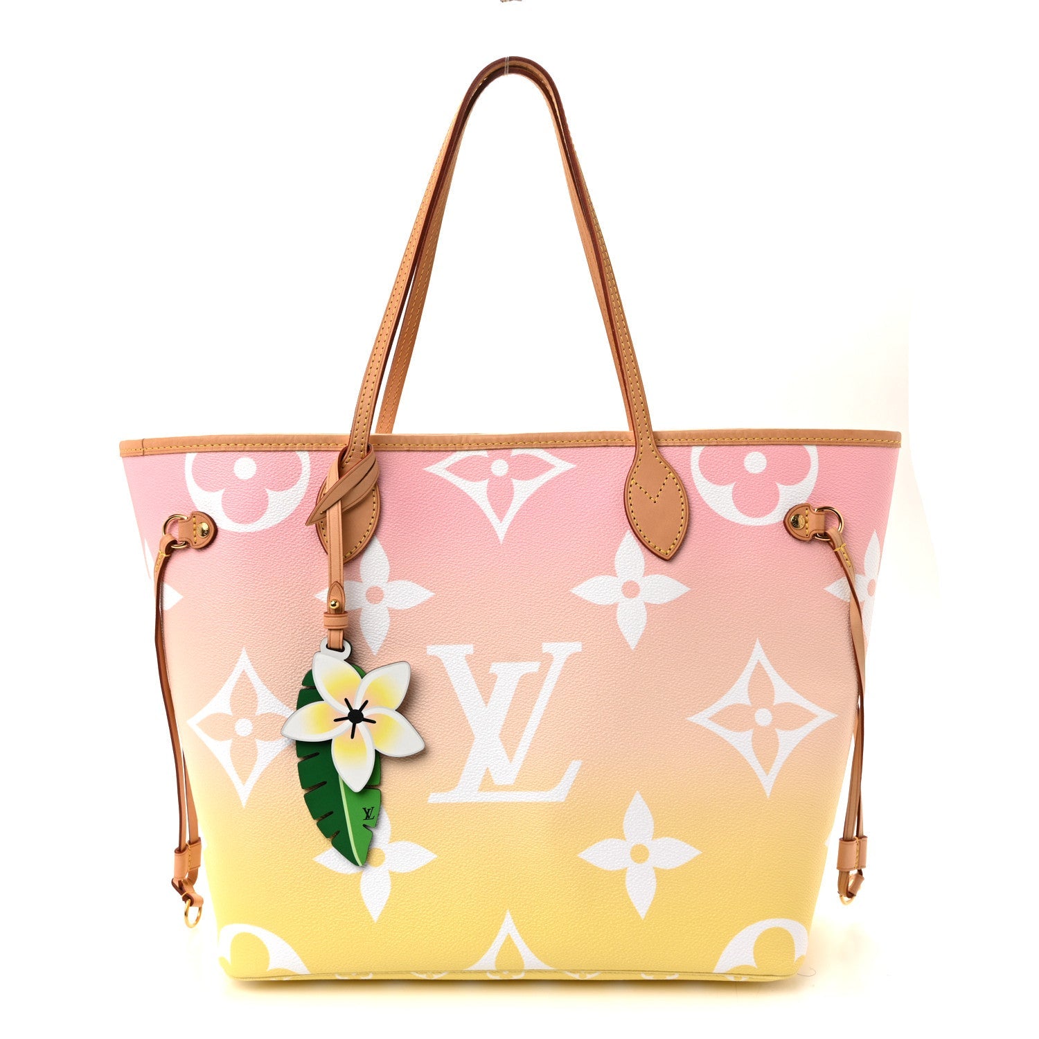 Monogram Giant By The Pool Neverfull MM Light Pink