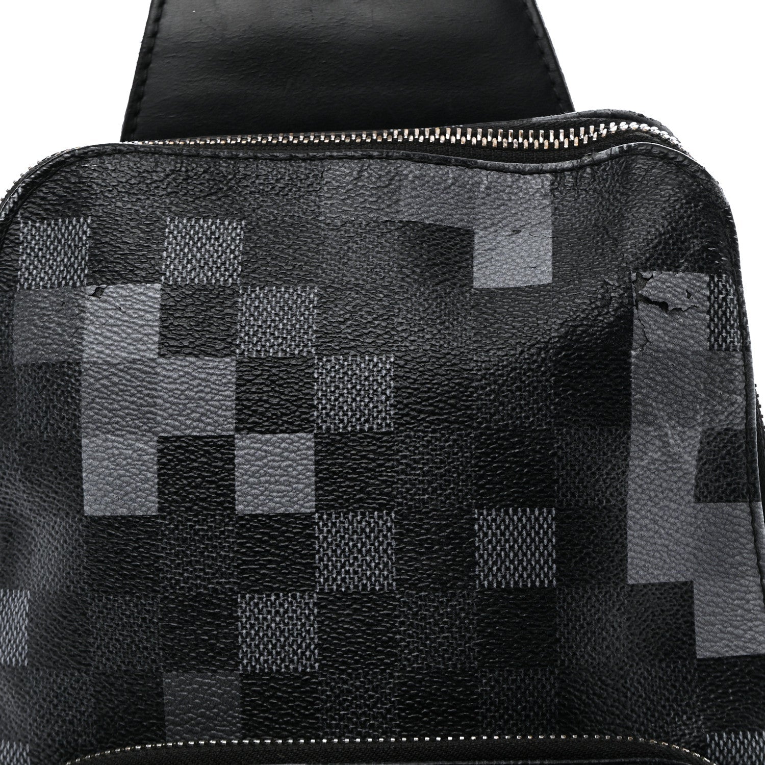 Damier Graphite Pixel Avenue Sling Backpack Gris