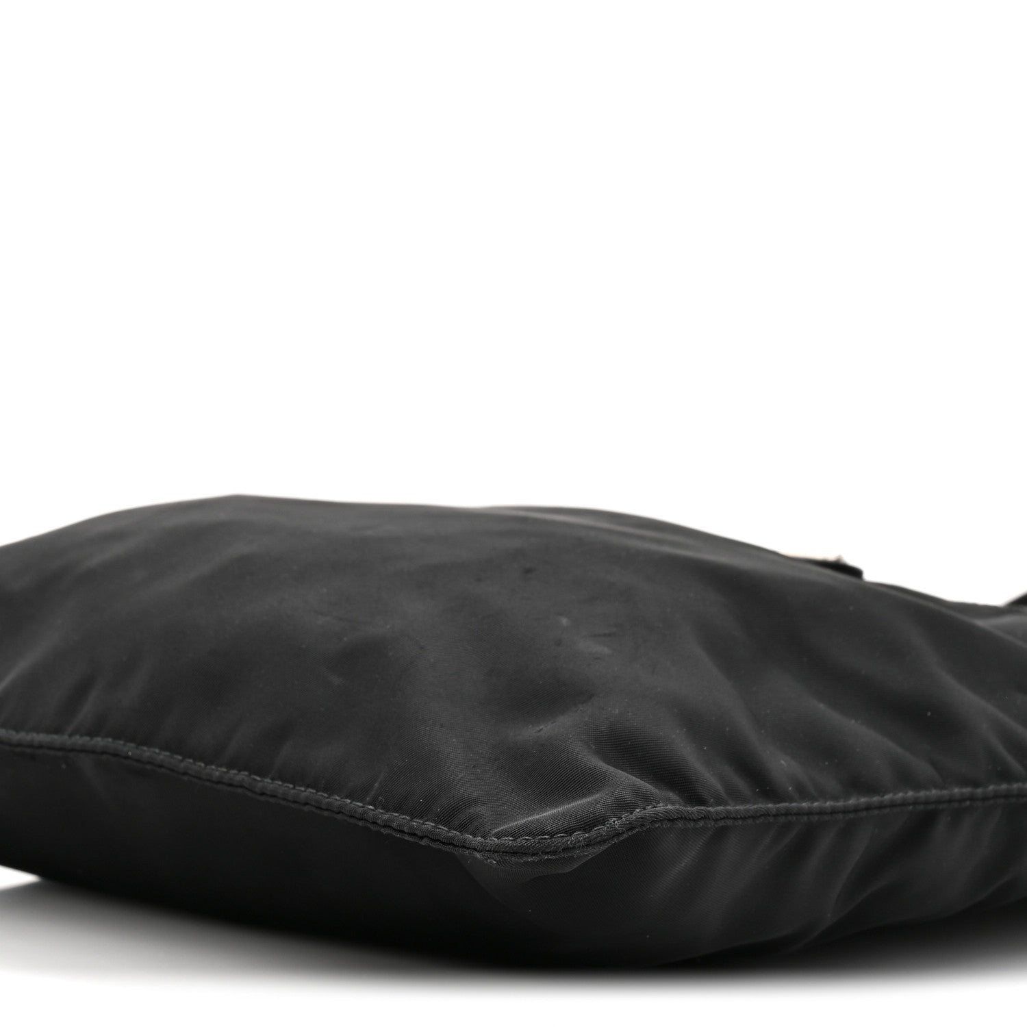 Nylon Vela Flat Messenger Bag Black