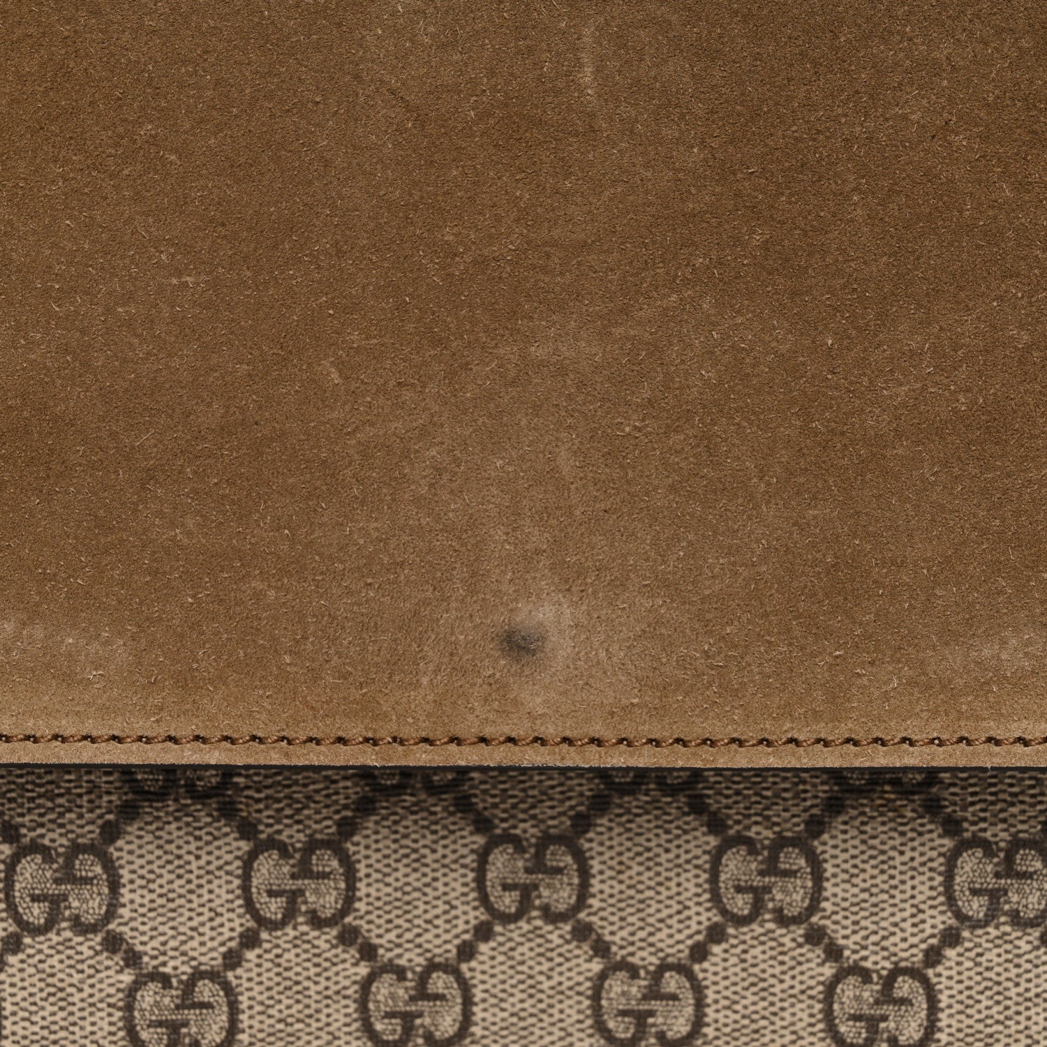 GG Supreme Monogram Medium Dionysus Shoulder Bag Taupe