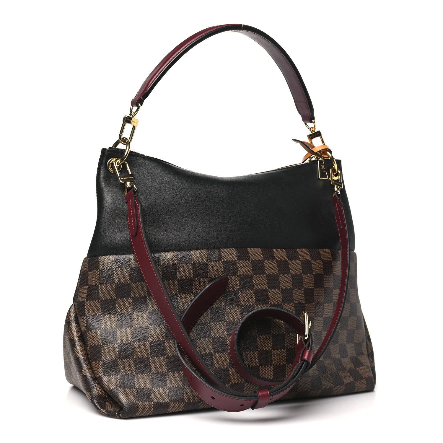 Damier Ebene Calfskin Maida Black