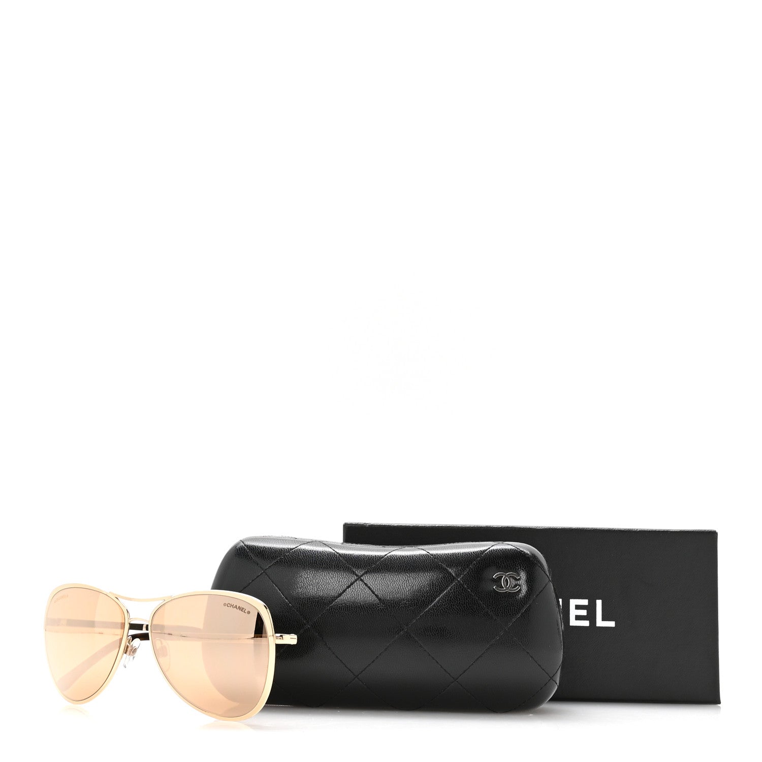 Metal Mirrored Pilot Summer Sunglasses 4223 Gold