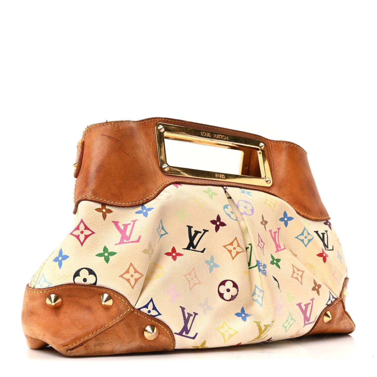 Monogram Multicolor Judy MM White