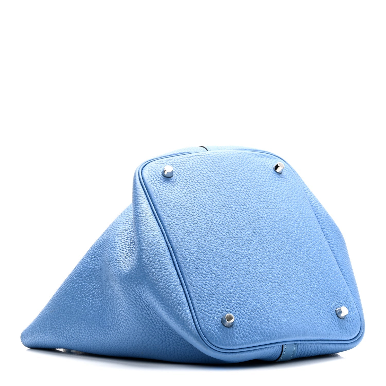 Taurillon Clemence Swift Picotin Lock 22 MM Bleu Paradis