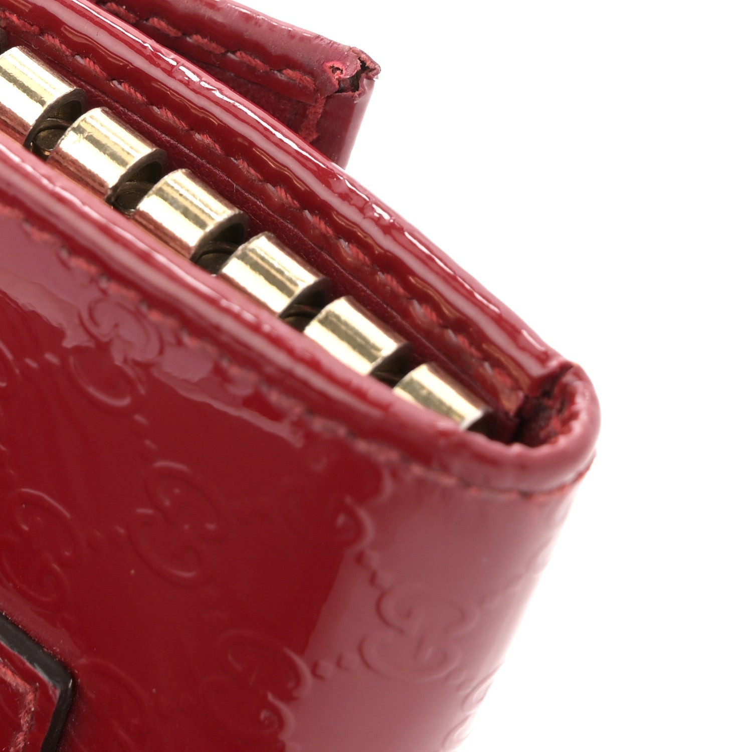 Patent Microguccissima Heart 6 Key Holder Case Red