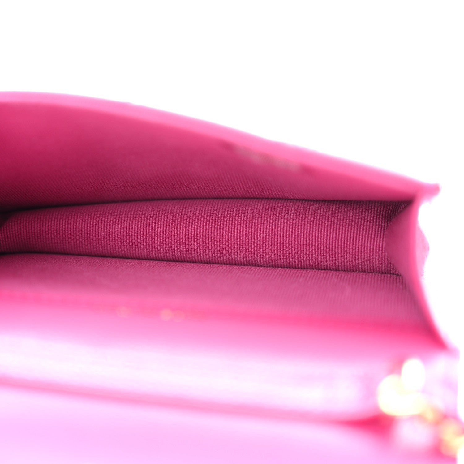 Caviar Quilted Mini Chain Bag Dark Pink