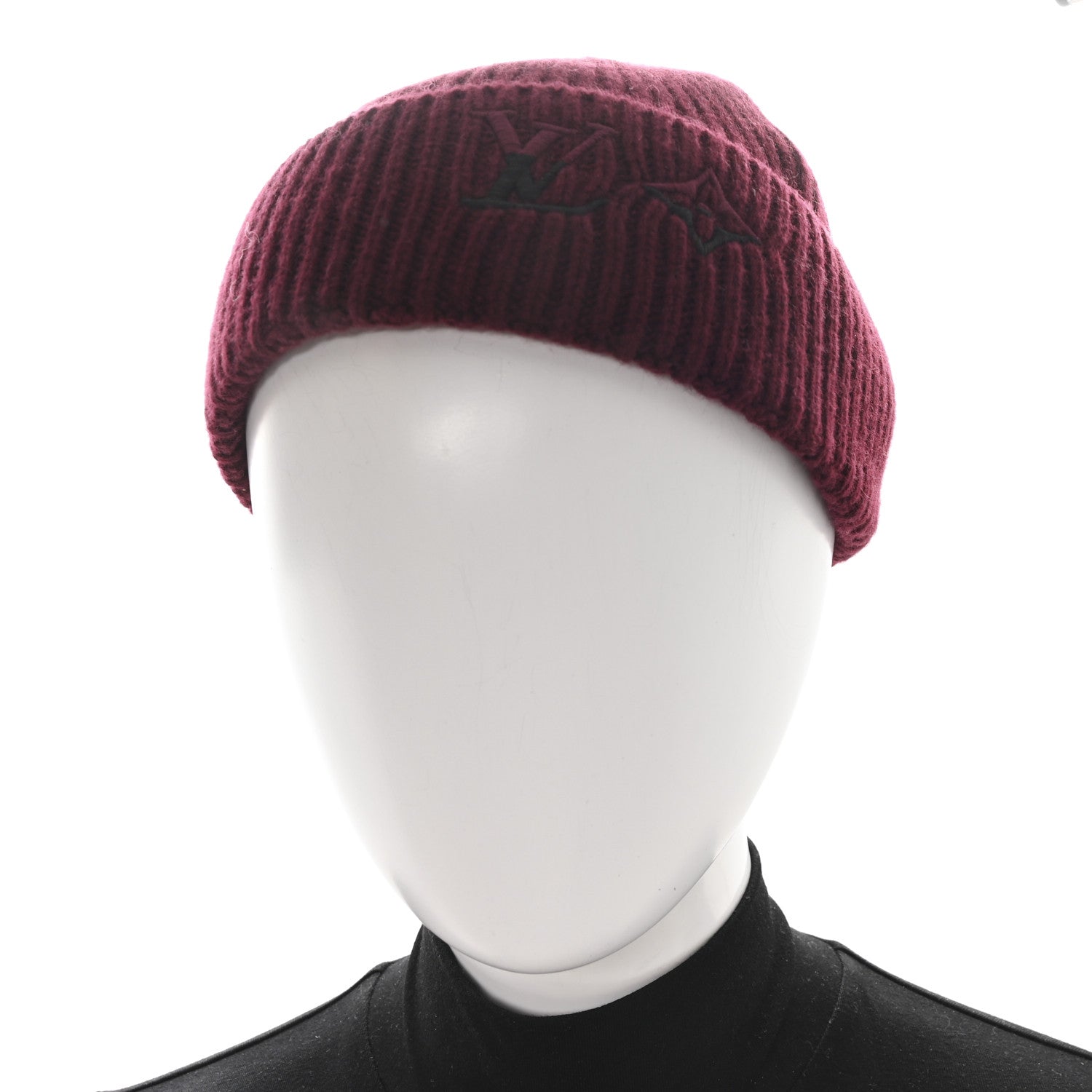 Cashmere LV Dual Beanie S Bordeaux