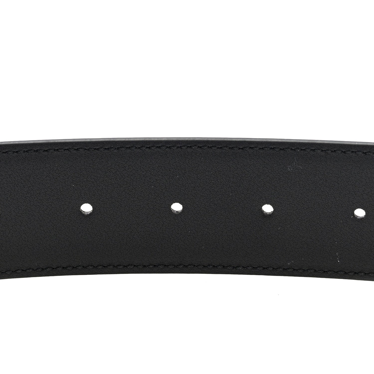 Plutone Calfskin Geometric Double G 40mm Belt 110 44 Black