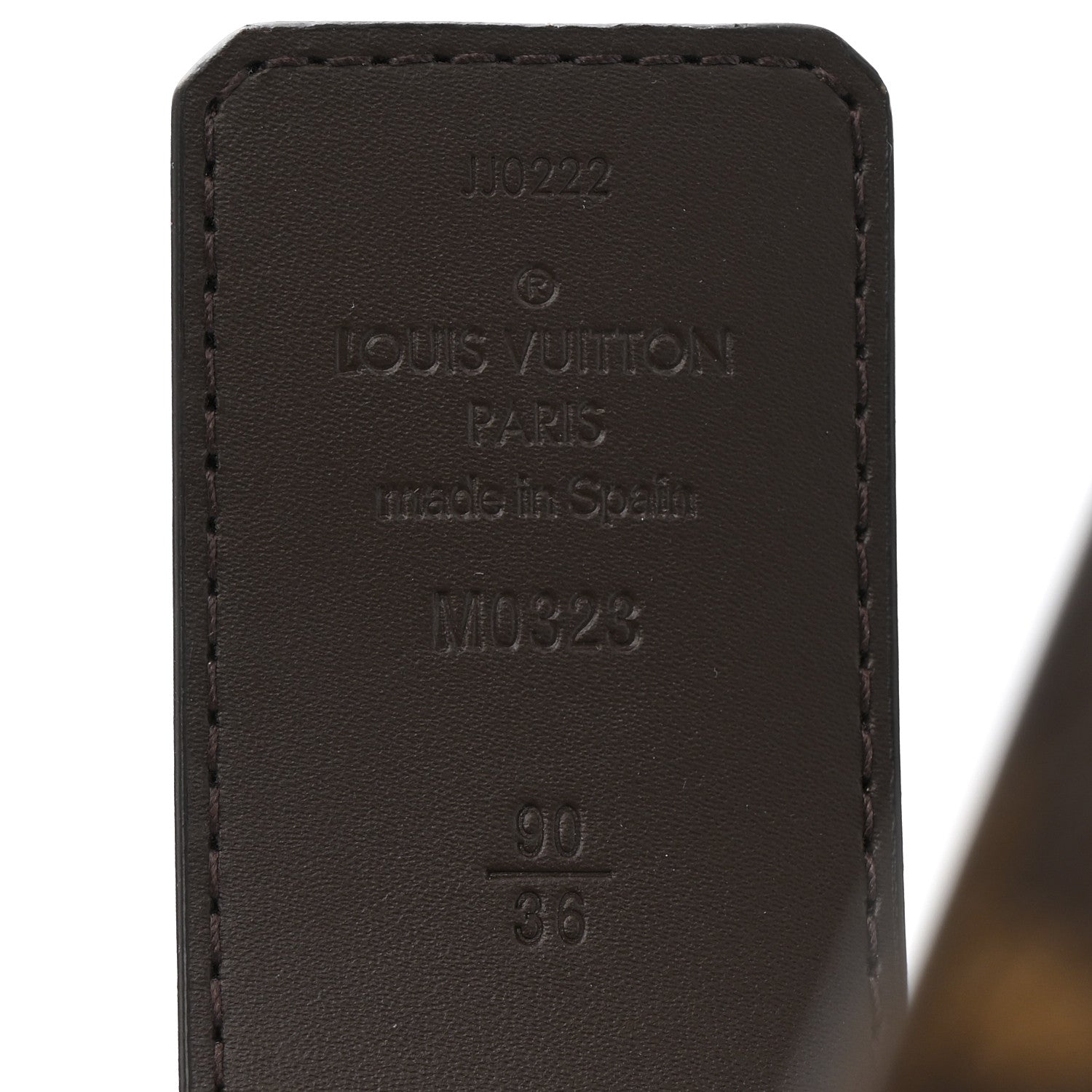 Monogram Calfskin 40mm LV Initiales Reversible Belt 90 36 Black