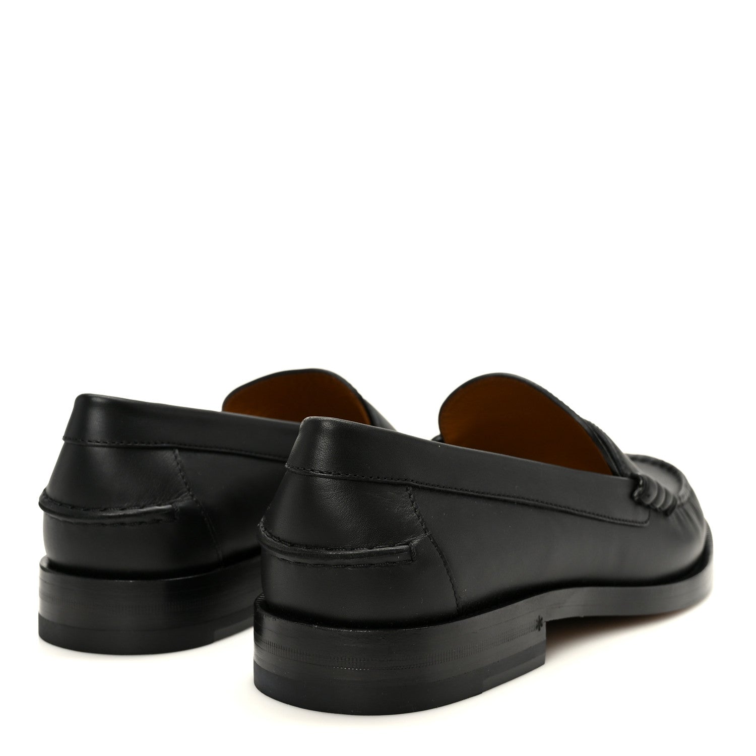 Calfskin Miro Soft Womens Mocassin Loafers 39 Black
