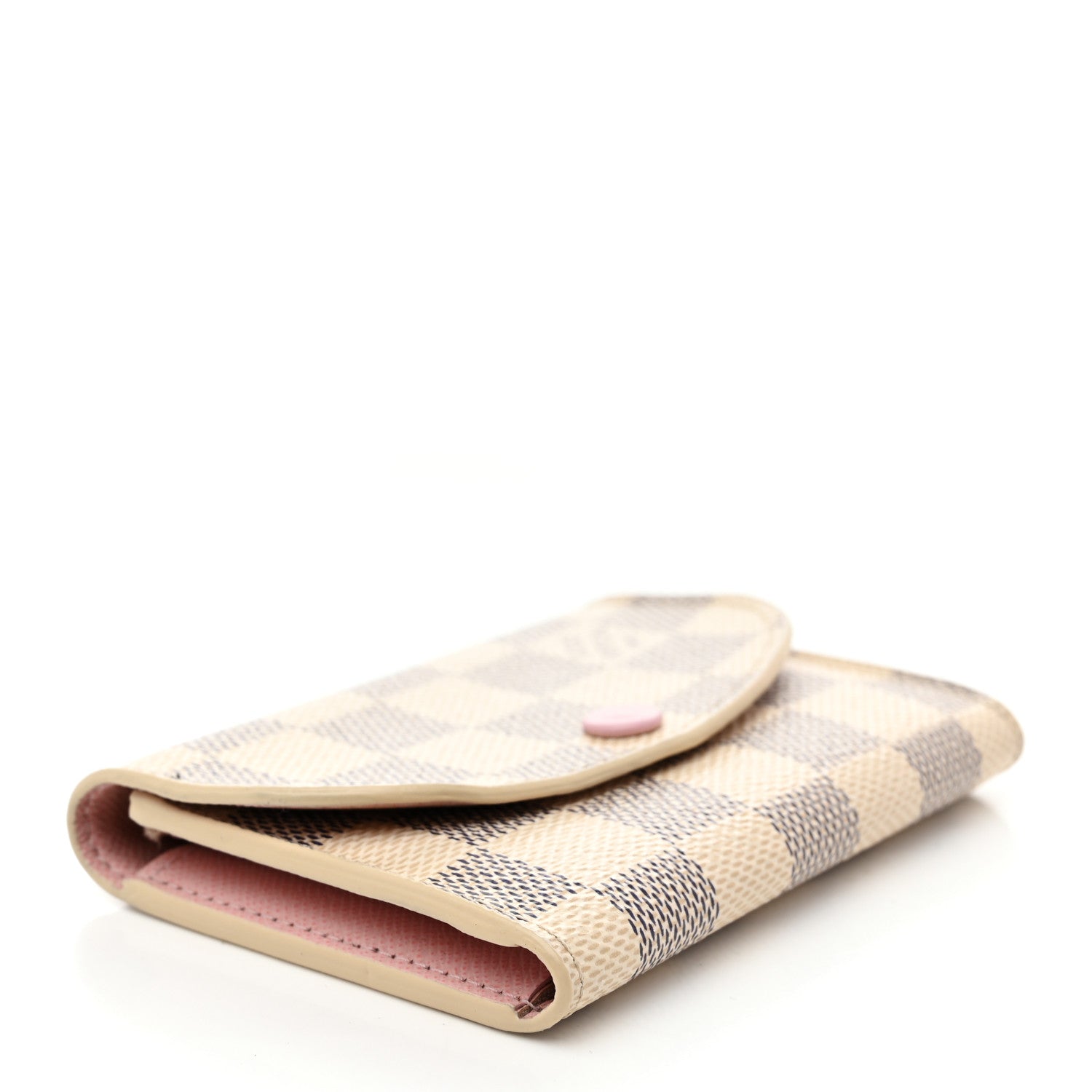 Damier Azur Rosalie Coin Purse Rose Ballerine