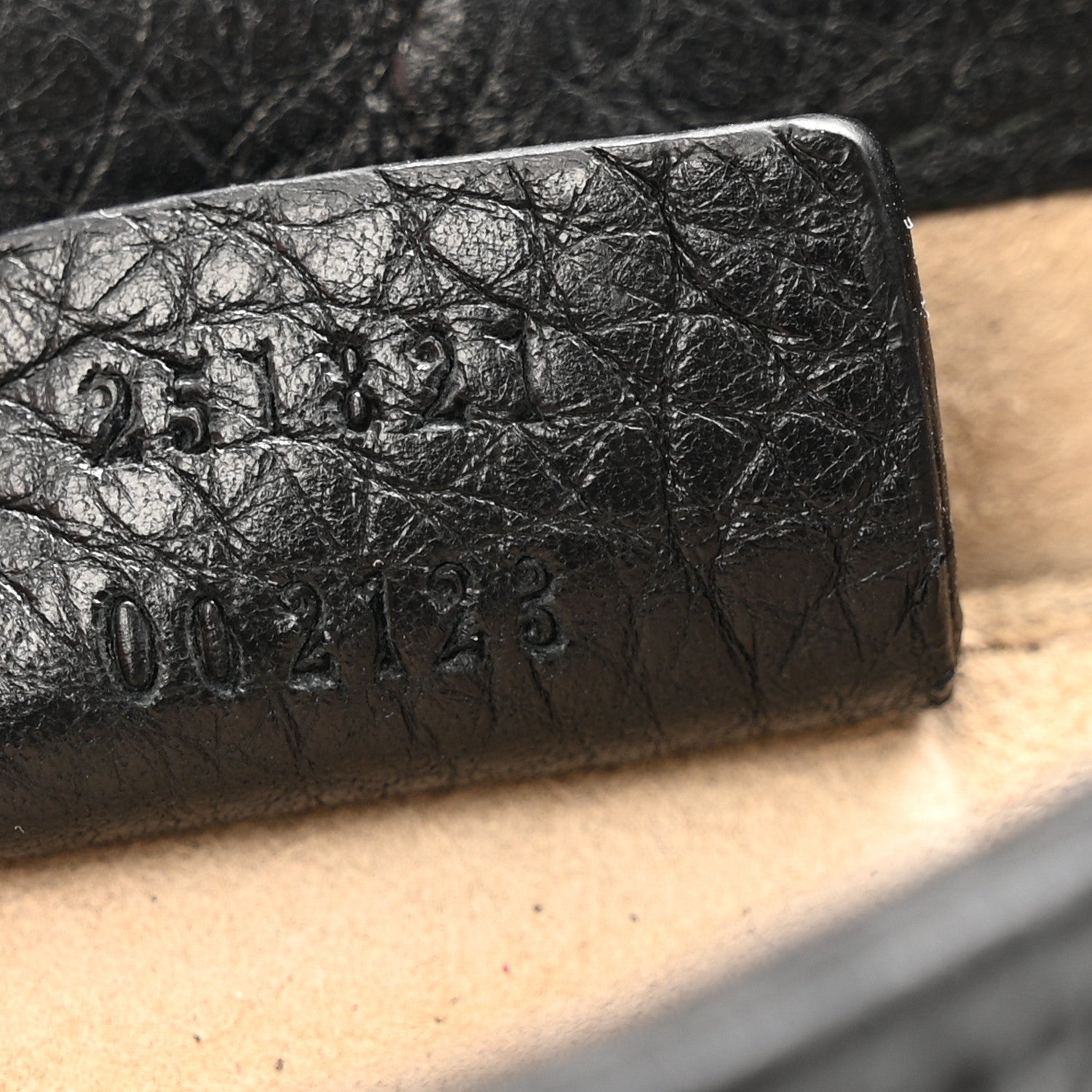 Pebbled Calfskin Small 1973 Chain Shoulder Bag Black