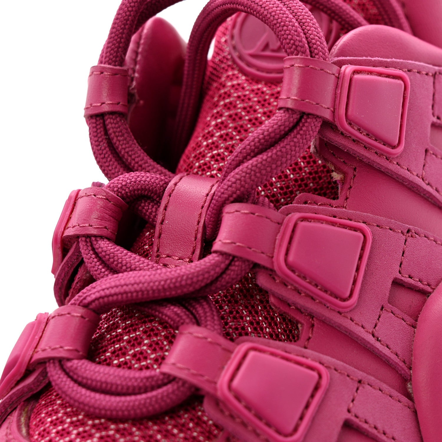 Calfskin Technical Nylon LV Archlight Sneakers 37 Rose Pop