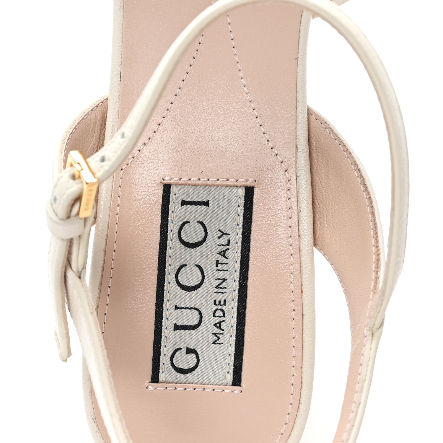 Malaga Kid Horsebit Lady 75mm Sandals 36 Mystic White