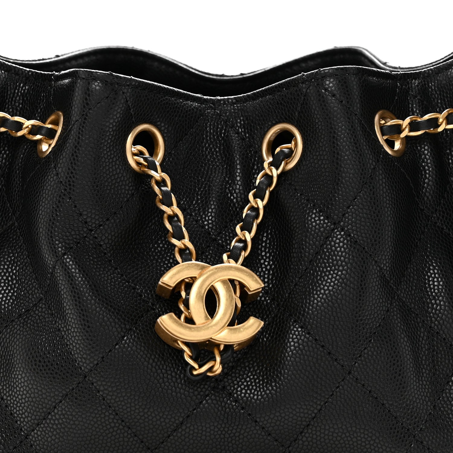 Caviar Quilted Mini Chanel 25 Handbag Black