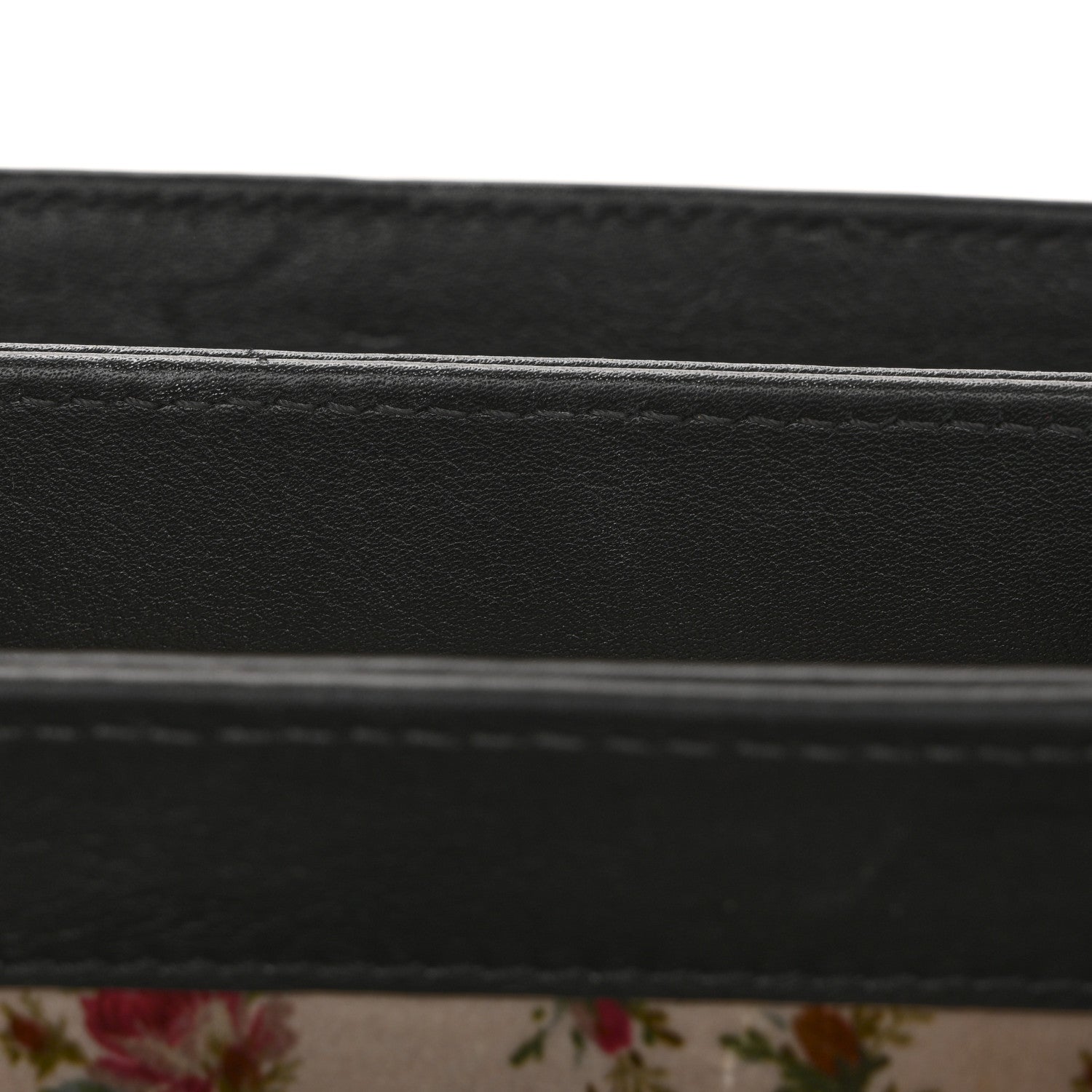 Calfskin Bamboo Mini Thiara Top Handle Bag Black