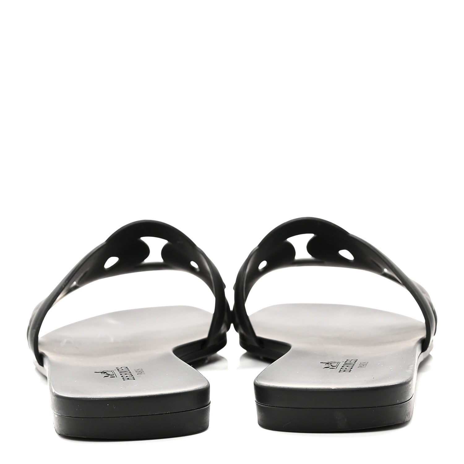 Rubber Aloha Sandals 35 Black