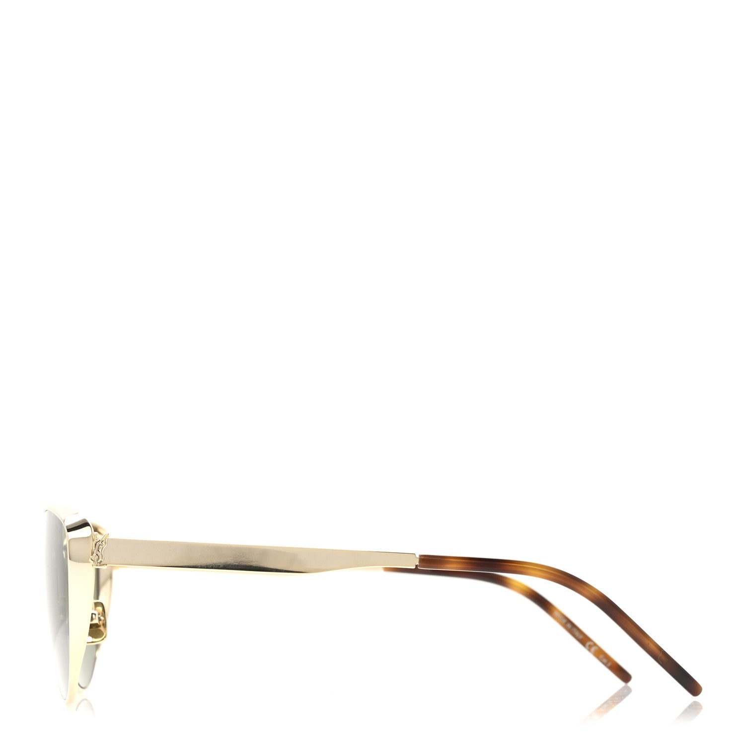Metal SL M90 Cat Eye Sunglasses Gold