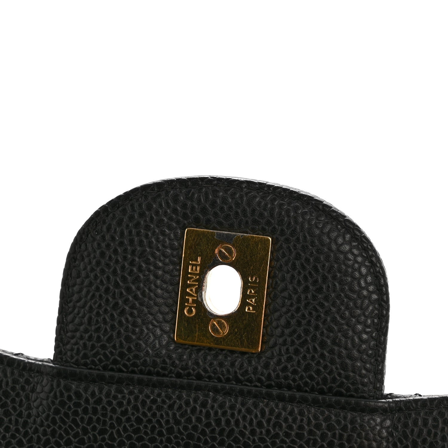 Caviar Quilted Jumbo Single Flap Black