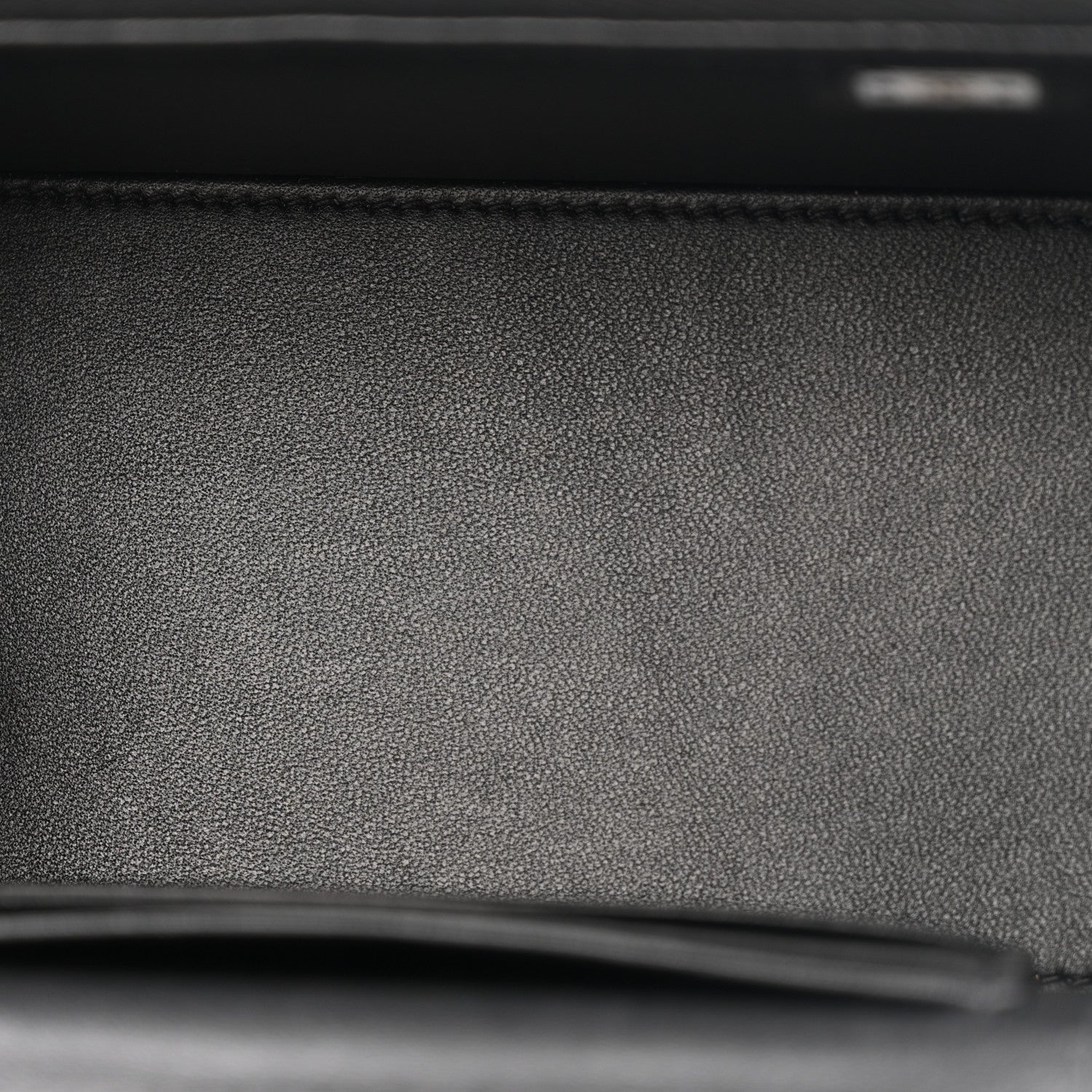Lambskin Quilted Small Pillow Crush Vanity Case With Chain Black