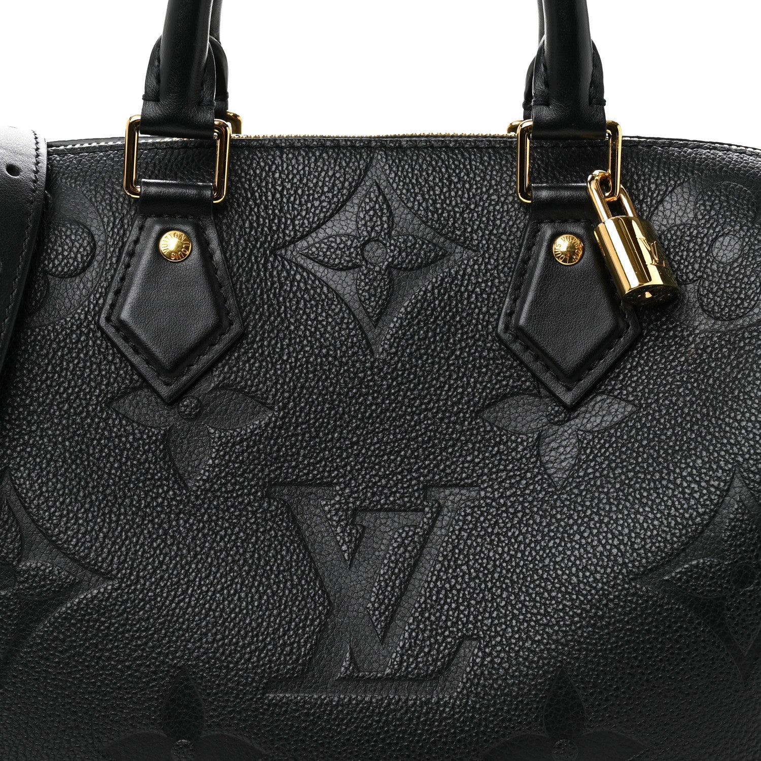Empreinte Monogram Giant Speedy Bandouliere 25 Black